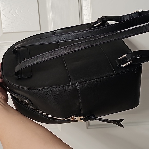 Calpak Kaya Small Backpack, Perfect for Everyday and Travel! Black with Gold - Picture 11 of 12